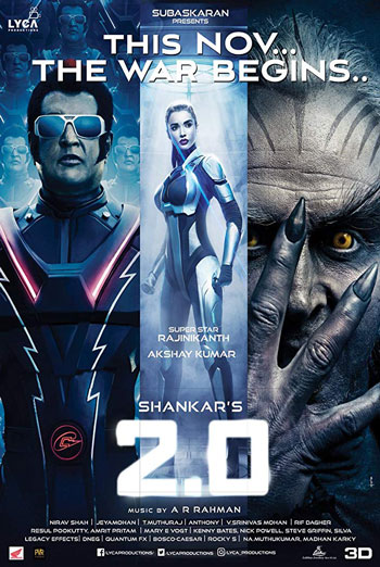 2.0 (Hindi W/E.S.T.)(3D) movie poster